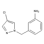 3-[(4-chloro-1H-pyrazol-1-yl)methyl]aniline HCl