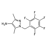 3,5-dimethyl-1-(pentafluorobenzyl)-1H-pyrazol-4-amine HCl