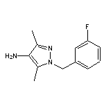 1-(3-fluorobenzyl)-3,5-dimethyl-1H-pyrazol-4-amine 2HCl