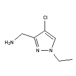 (4-chloro-1-ethyl-1H-pyrazol-3-yl)methylamine