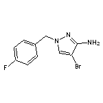 4-bromo-1-(4-fluorobenzyl)-1H-pyrazol-3-amine