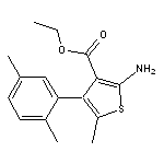 ethyl 2-amino-4-(2,5-dimethylphenyl)-5-methylthiophene-3-carboxylate