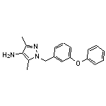 3,5-dimethyl-1-(3-phenoxybenzyl)-1H-pyrazol-4-amine