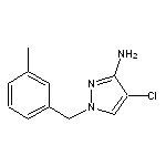 4-chloro-1-(3-methylbenzyl)-1H-pyrazol-3-amine