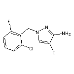 4-chloro-1-(2-chloro-6-fluorobenzyl)-1H-pyrazol-3-amine