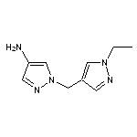 1-[(1-ethyl-1H-pyrazol-4-yl)methyl]-1H-pyrazol-4-amine 2HCl