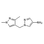 1-[(1,3-dimethyl-1H-pyrazol-4-yl)methyl]-1H-pyrazol-4-amine HCl