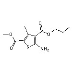 2-methyl 4-propyl 5-amino-3-methylthiophene-2,4-dicarboxylate