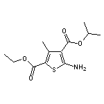 2-ethyl 4-isopropyl 5-amino-3-methylthiophene-2,4-dicarboxylate