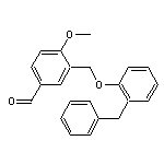 3-[(2-benzylphenoxy)methyl]-4-methoxybenzaldehyde