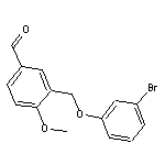 3-[(3-bromophenoxy)methyl]-4-methoxybenzaldehyde