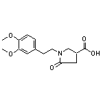 1-[2-(3,4-dimethoxyphenyl)ethyl]-5-oxopyrrolidine-3-carboxylic acid