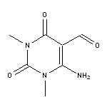 6-amino-1,3-dimethyl-2,4-dioxo-1,2,3,4-tetrahydropyrimidine-5-carbaldehyde