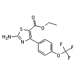 ethyl 2-amino-4-[4-(trifluoromethoxy)phenyl]-1,3-thiazole-5-carboxylate