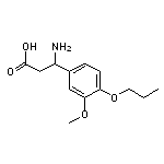 3-amino-3-(3-methoxy-4-propoxyphenyl)propanoic acid