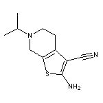 2-amino-6-isopropyl-4,5,6,7-tetrahydrothieno[2,3-c]pyridine-3-carbonitrile