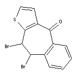 9,10-Dibromo-9,10-dihydro-4H-benzo[4,5]cyclohepta[1,2-b]thiophen-4-one