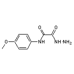 2-hydrazino-N-(4-methoxyphenyl)-2-oxoacetamide