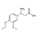 3-amino-3-(4-ethoxy-3-methoxyphenyl)propanoic acid HCl