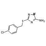 3-[(4-chlorobenzyl)thio]-1H-1,2,4-triazol-5-amine