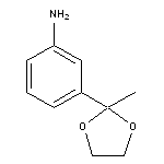 3-(2-methyl-1,3-dioxolan-2-yl)aniline