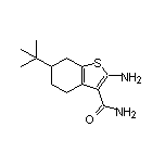 2-Amino-6-(tert-butyl)-4,5,6,7-tetrahydrobenzo[b]thiophene-3-carboxamide