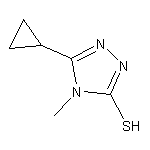 5-cyclopropyl-4-methyl-4H-1,2,4-triazole-3-thiol