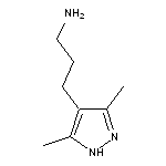 3-(3,5-dimethyl-1H-pyrazol-4-yl)propan-1-amine