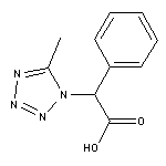 (5-methyl-1H-tetrazol-1-yl)(phenyl)acetic acid