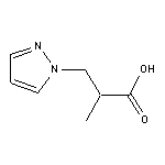 2-methyl-3-(1H-pyrazol-1-yl)propanoic acid