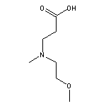 3-[(2-methoxyethyl)(methyl)amino]propanoic acid HCl