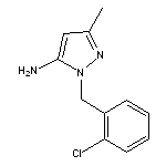 1-(2-chlorobenzyl)-3-methyl-1H-pyrazol-5-amine HCl