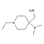 4-(aminomethyl)-1-ethyl-N,N-dimethylpiperidin-4-amine