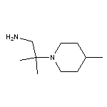 2-methyl-2-(4-methylpiperidin-1-yl)propan-1-amine