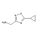 (5-cyclopropyl-1,2,4-oxadiazol-3-yl)methylamine HCl