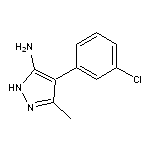 4-(3-chlorophenyl)-3-methyl-1H-pyrazol-5-amine