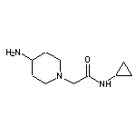 2-(4-aminopiperidin-1-yl)-N-cyclopropylacetamide