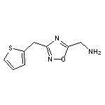 [3-(thien-2-ylmethyl)-1,2,4-oxadiazol-5-yl]methylamine HCl