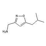 (5-isobutylisoxazol-3-yl)methylamine