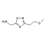 [3-(2-methoxyethyl)-1,2,4-oxadiazol-5-yl]methylamine HCl