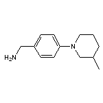 1-[4-(3-methylpiperidin-1-yl)phenyl]methanamine 2 HCl