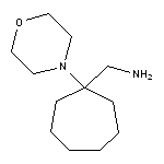 (1-morpholin-4-ylcycloheptyl)methylamine