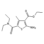 ethyl 2-amino-5-[(diethylamino)carbonyl]-4-methylthiophene-3-carboxylate