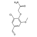 2-(2-chloro-4-formyl-6-methoxyphenoxy)acetamide