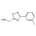 [3-(3-methylphenyl)-1,2,4-oxadiazol-5-yl]methylamine HCl