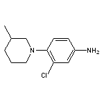 3-chloro-4-(3-methylpiperidin-1-yl)aniline 2HCl