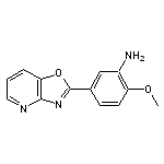 2-methoxy-5-[1,3]oxazolo[4,5-b]pyridin-2-ylaniline