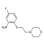 5-fluoro-2-(2-morpholin-4-ylethoxy)aniline