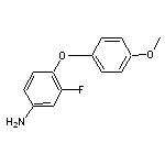 3-fluoro-4-(4-methoxyphenoxy)aniline HCL