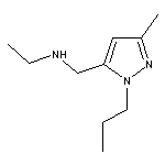 N-[(3-methyl-1-propyl-1H-pyrazol-5-yl)methyl]ethanamine